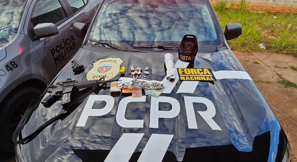 PCPR e PMPR prendem dois homens em flagrante por tráfico de drogas em Tapejara