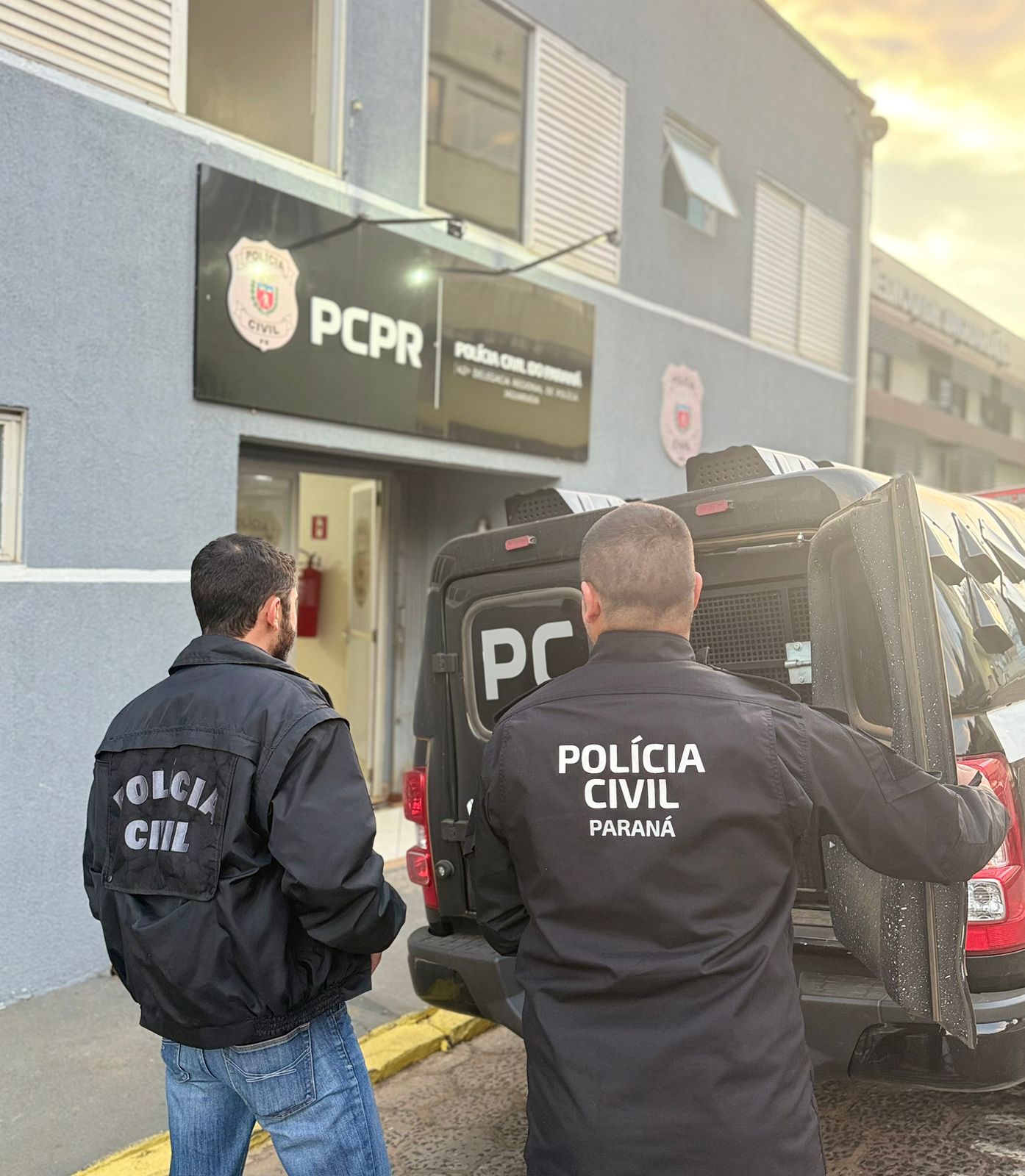 PCPR e PMPR prendem homem em flagrante por furto de equipamento industriais em Jaguariaíva