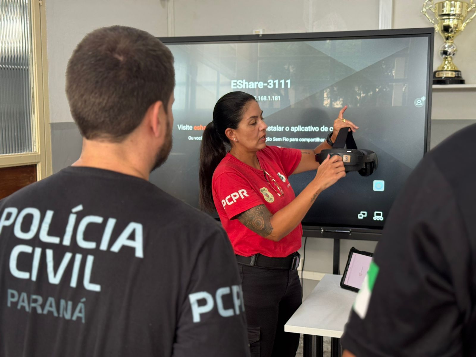 PCPR capacita primeira turma de instrutores para docência no uso de tasers