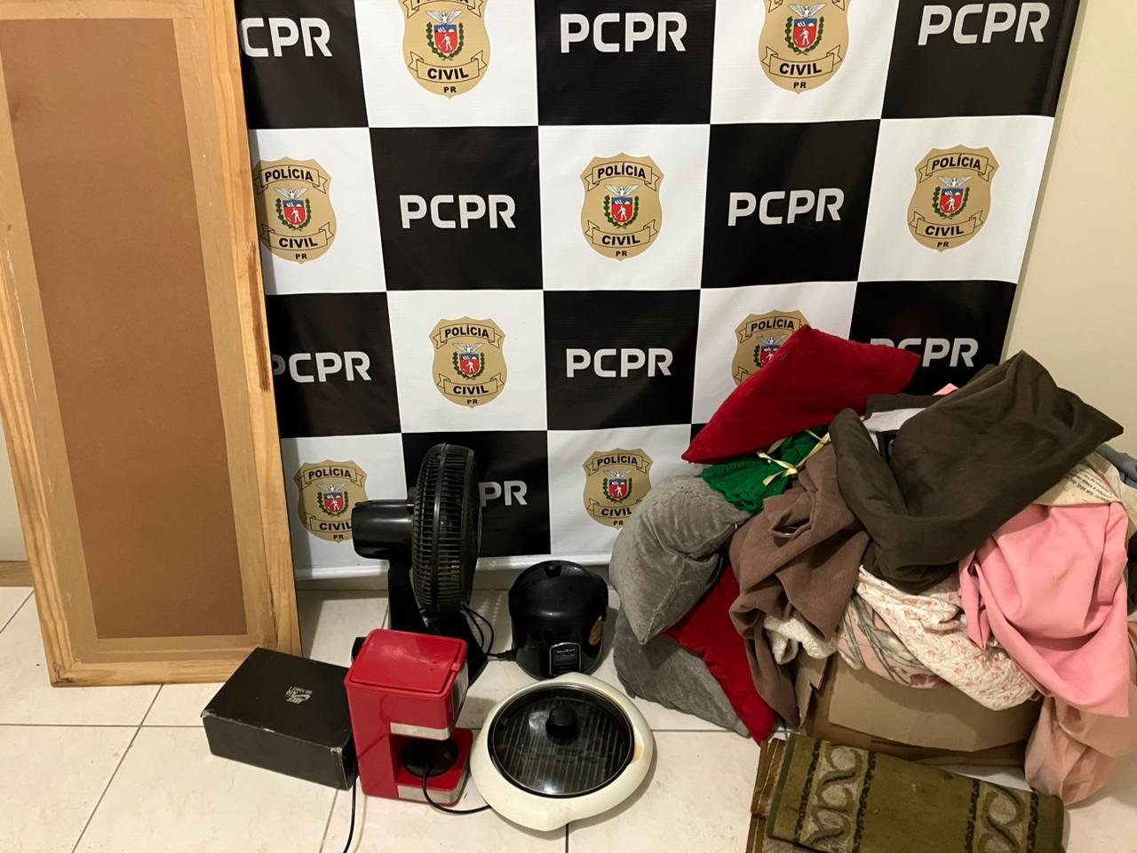 PCPR prende duas mulheres em flagrante por violação de domicílio e recupera objetos em Jaguariaíva 