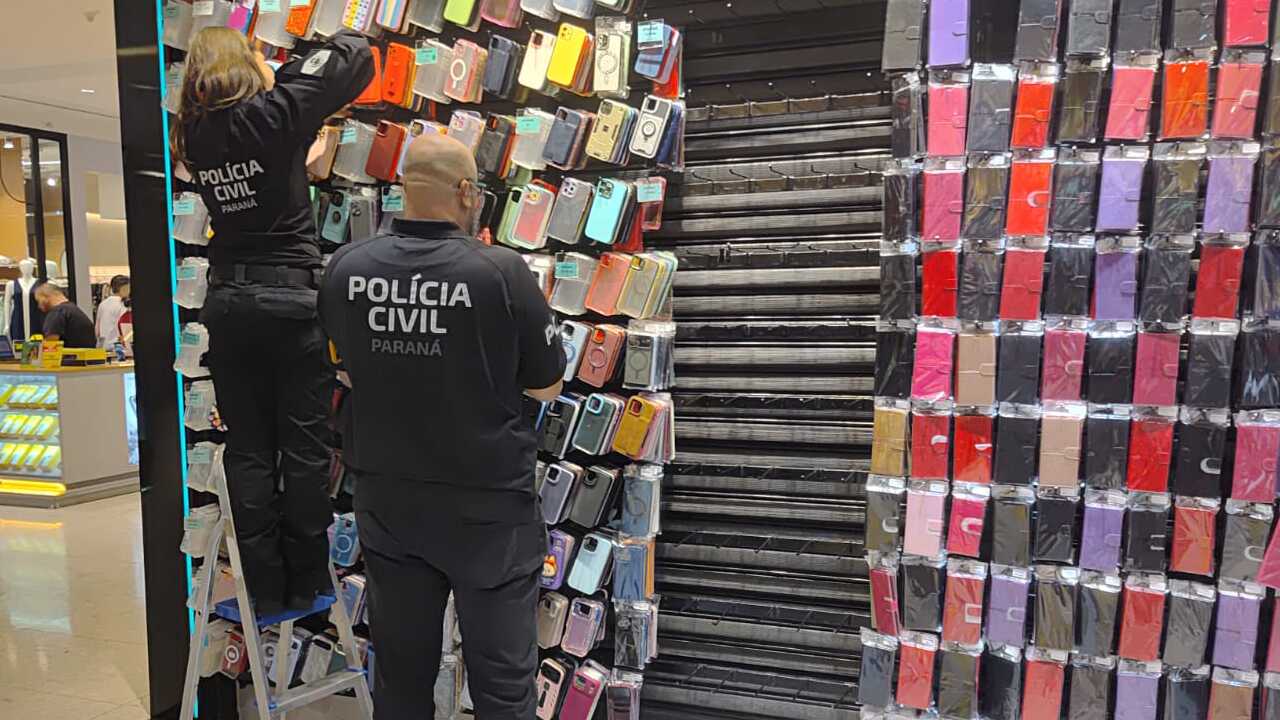 PCPR apreende mais de 1,6 mil produtos contrafeitos em Curitiba 