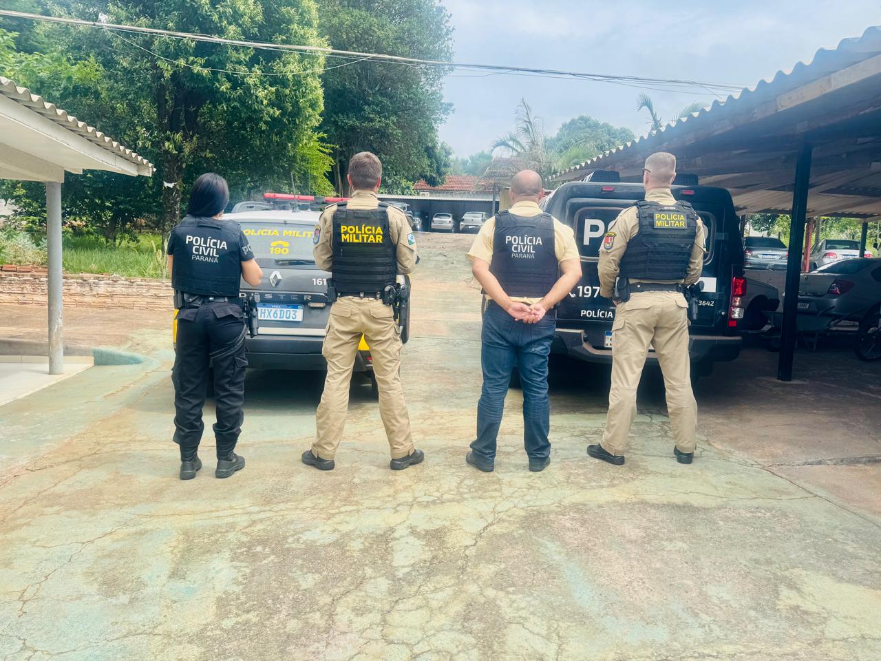 PCPR e PMPR prendem homem por estupro de vulnerável em Xambrê