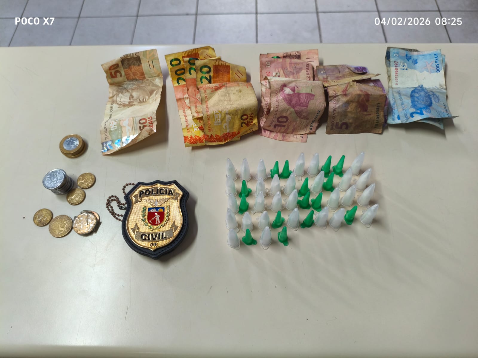 PCPR prende três pessoas por tráfico de drogas ao longo da semana em Colombo