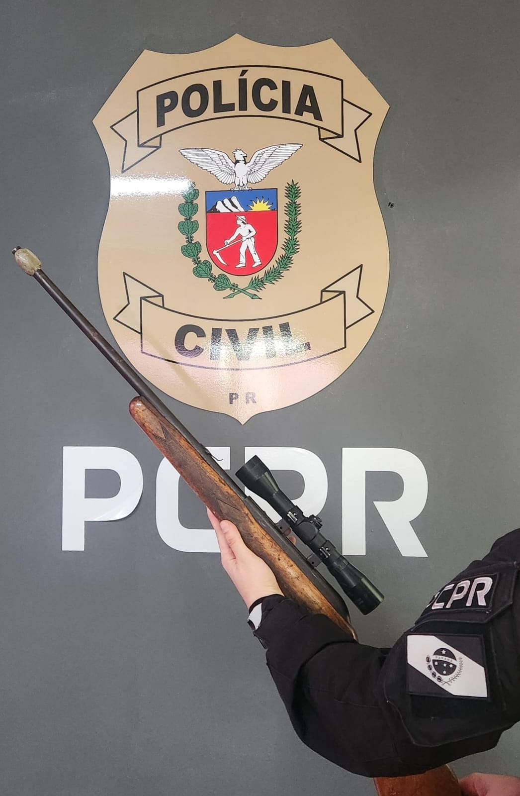 PCPR prende homem por posse de arma de fogo em São José dos Pinhais 