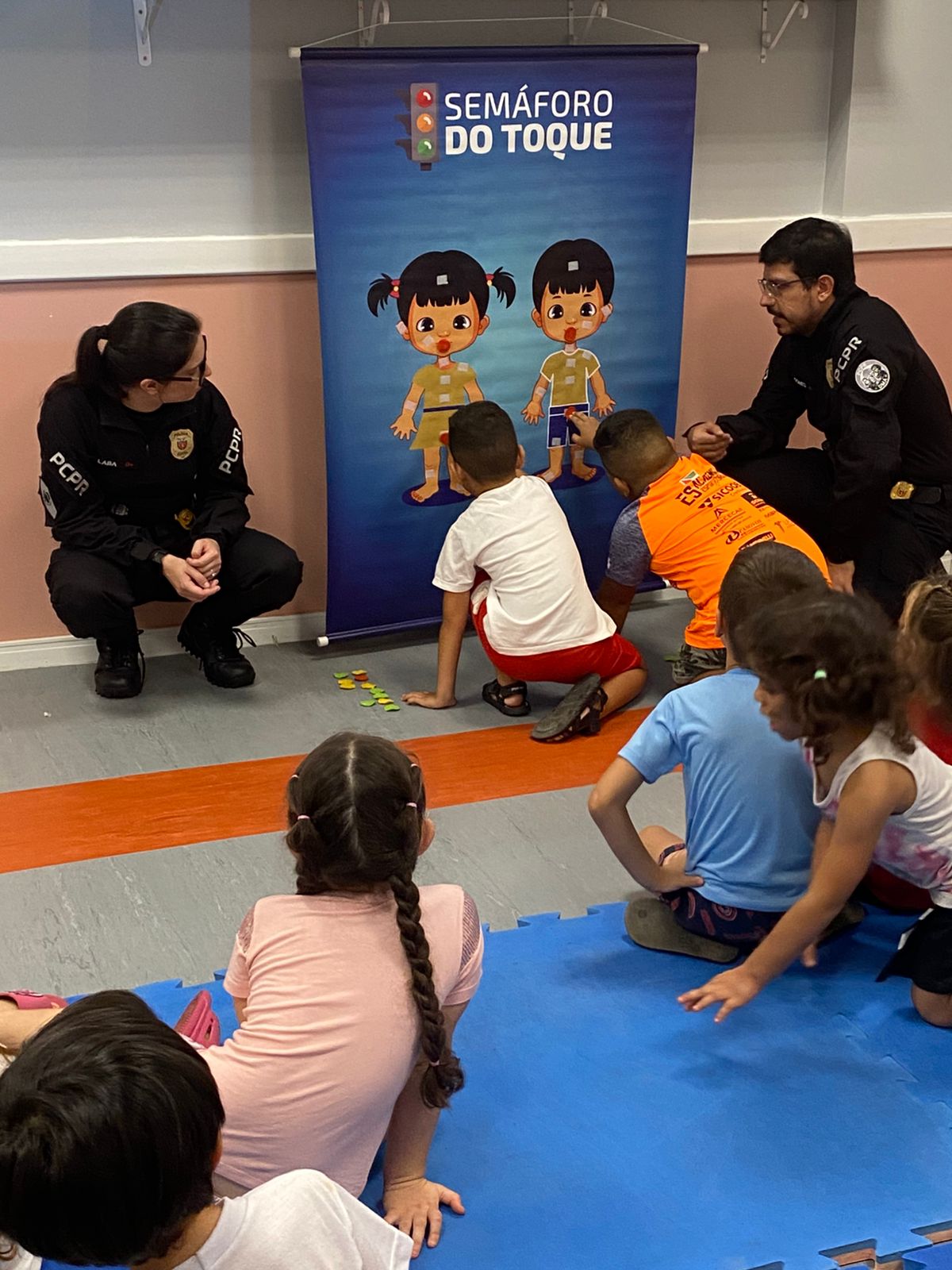 PCPR realiza palestra educativa para crianças em CMEI de Araucária 