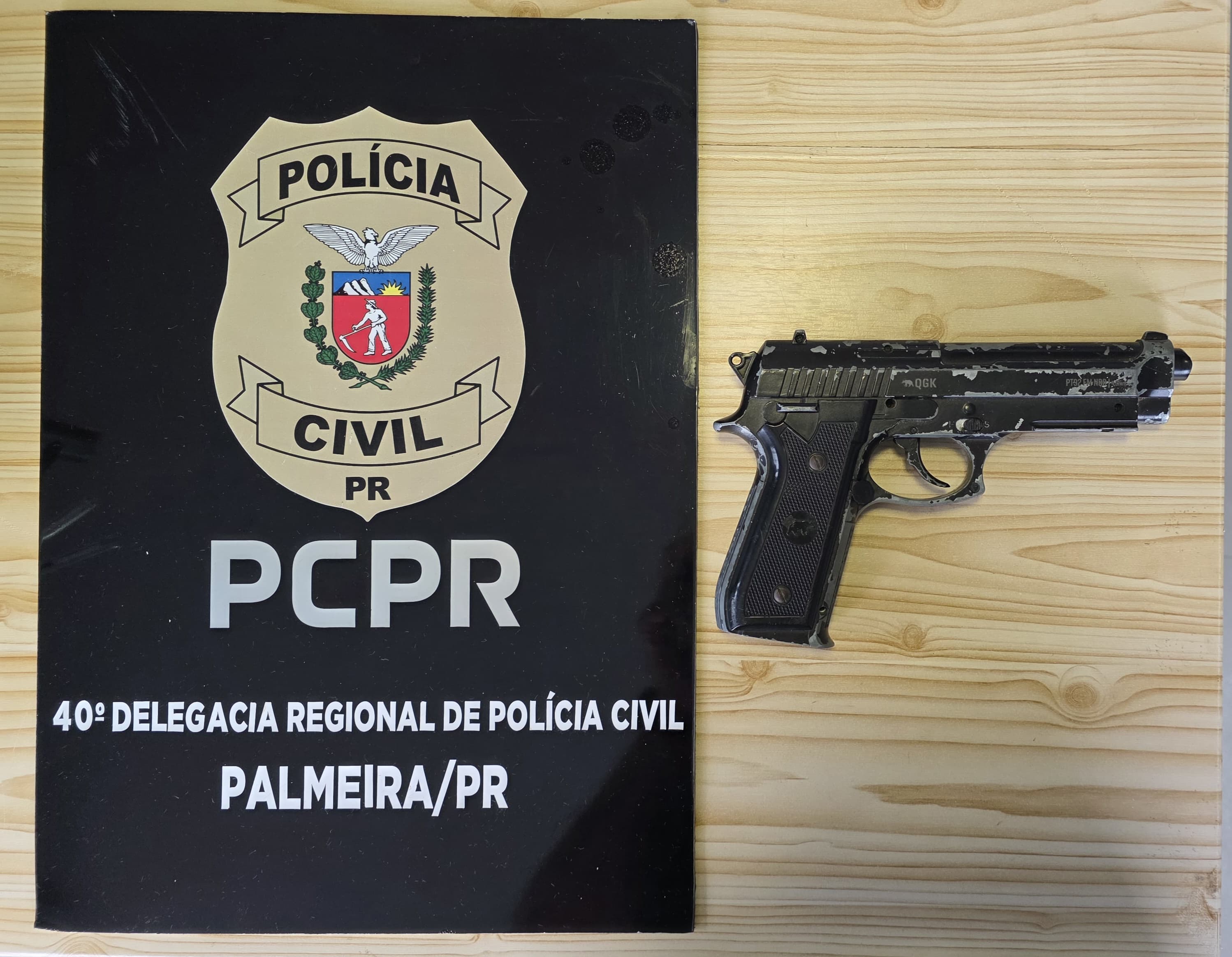 PCPR prende homem por descumprimento de medida protetiva e ameaça em Palmeira 