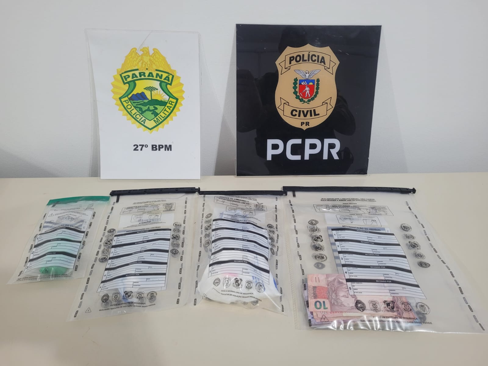 PCPR e PMPR prendem homem por tráfico de drogas em São Mateus do Sul