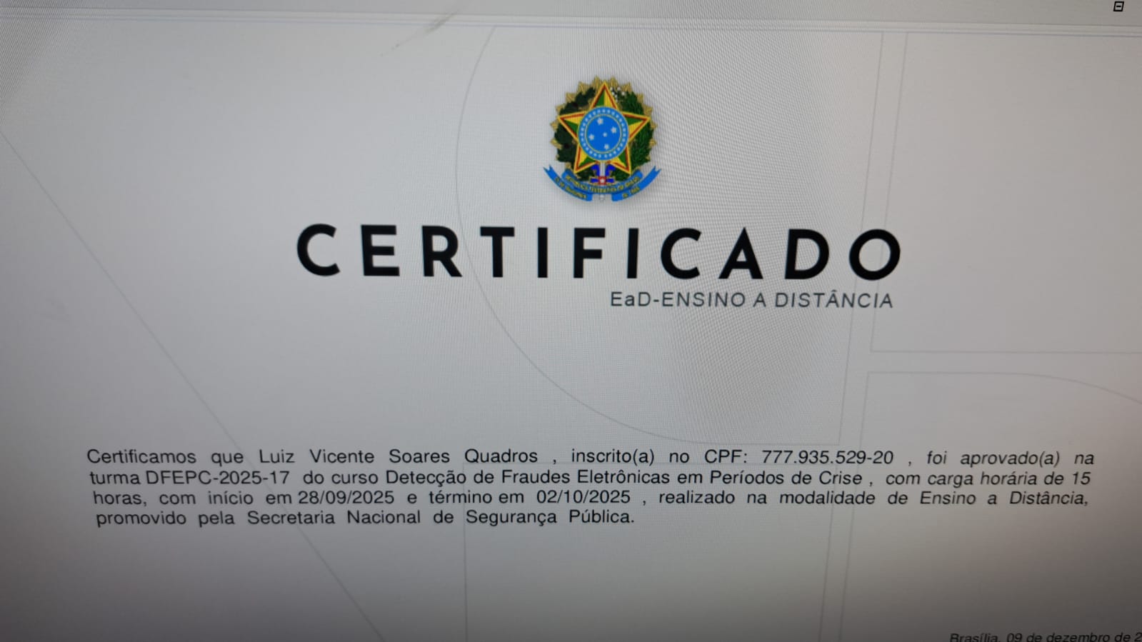 Servidor da PCPR ultrapassa 160 cursos de capacitação ao longo da carreira