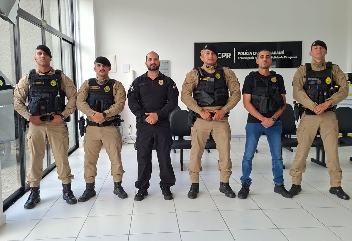 PCPR e PMPR prendem dois homens envolvidos com homicídio qualificado em Piraquara