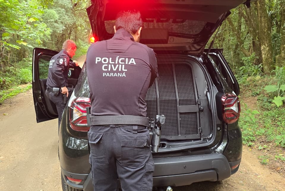 PCPR e PCSC prendem suspeito de descumprir medidas protetivas contra vítima de Araucária 
