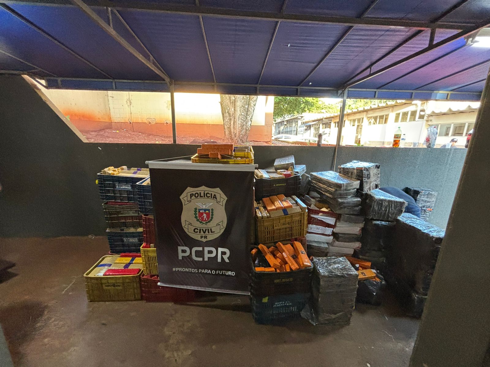 Em maior apreensão do ano, PCPR localiza 4,1 toneladas de maconha em Foz do Iguaçu