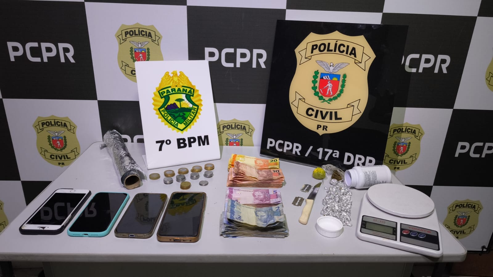 PCPR prende seis pessoas durante diferentes ações em Tapejara 
