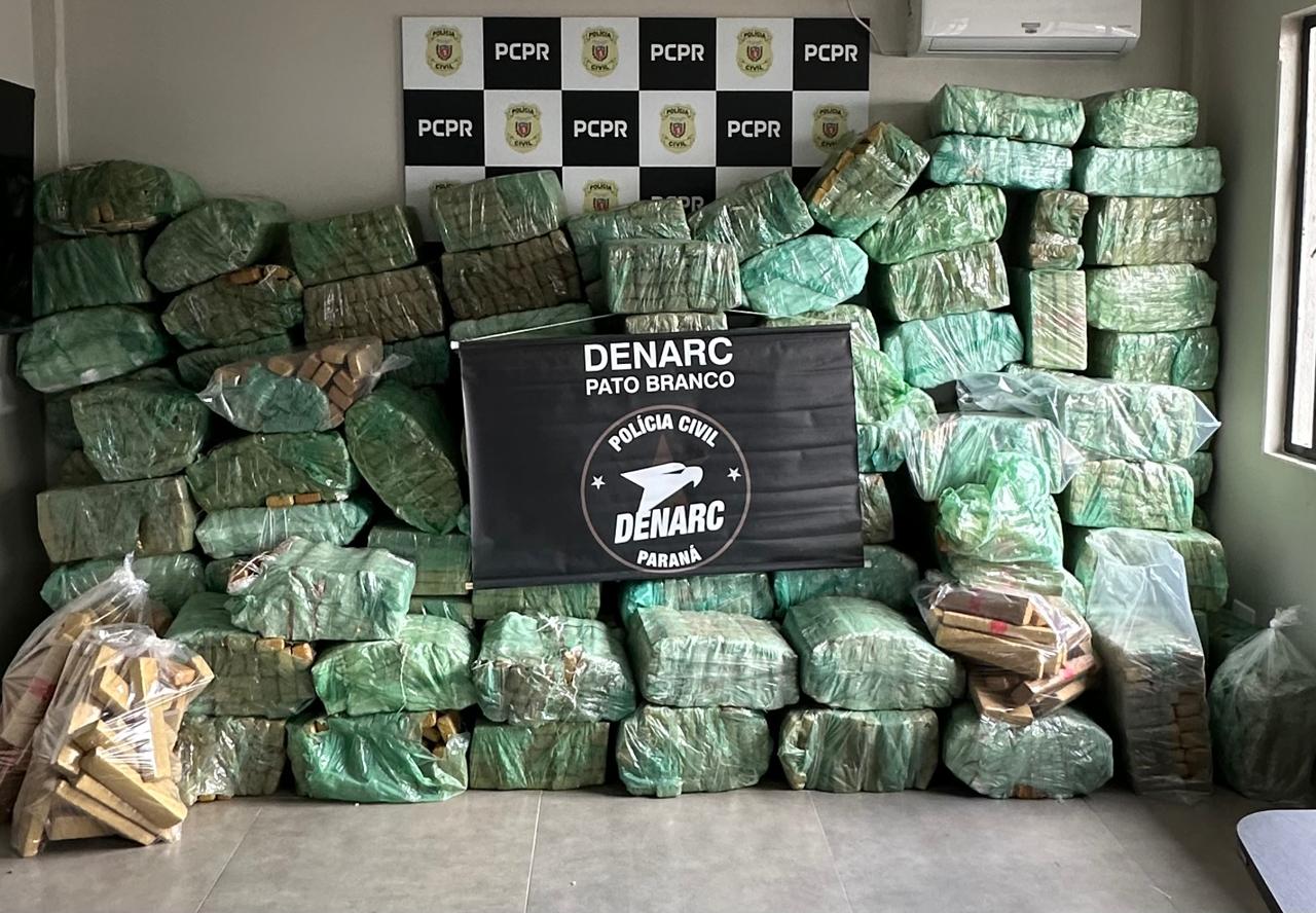 PCPR apreende mais de 2,3 toneladas de maconha durante abordagem em Palmas 
