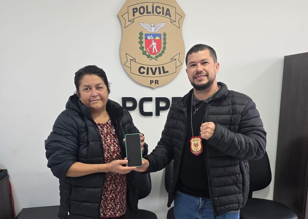 PCPR recupera celular furtado em Fazenda Rio Grande 