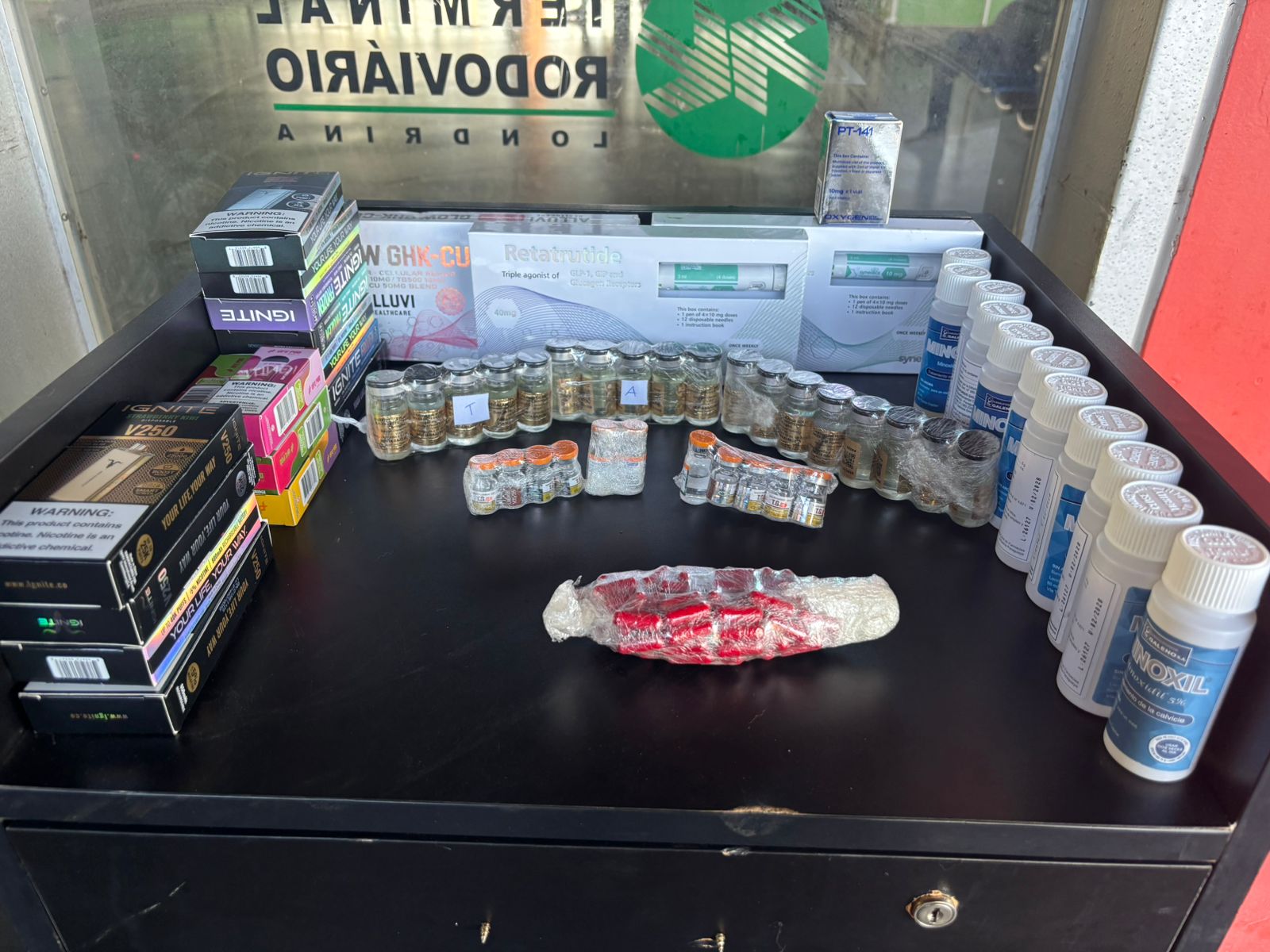  PCPR apreende produtos contrabandeados e prende homem em flagrante em Londrina
