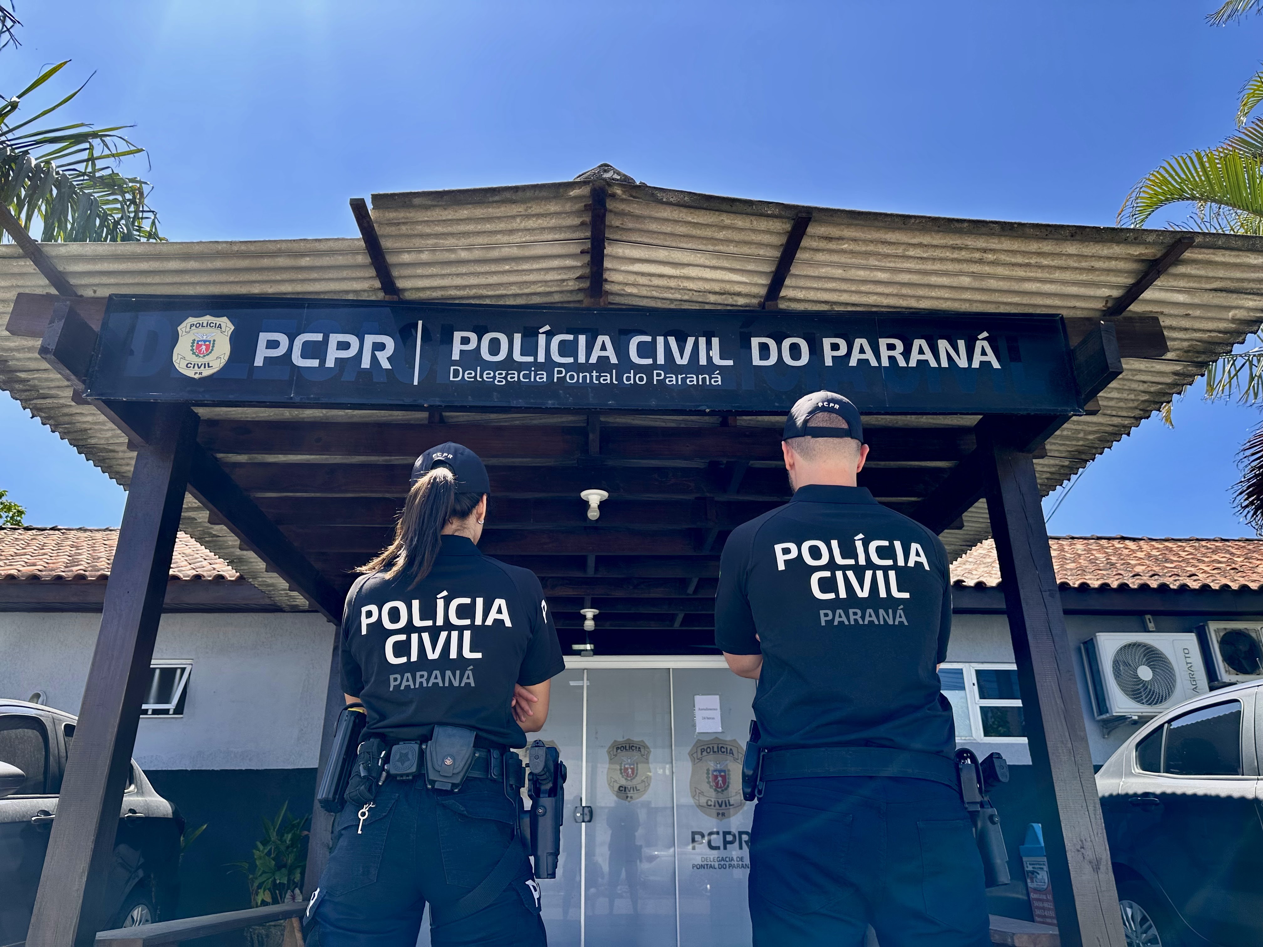 PCPR, PMPR e GCM prendem duas pessoas durante investigação de homicídio em Pontal do Paraná 