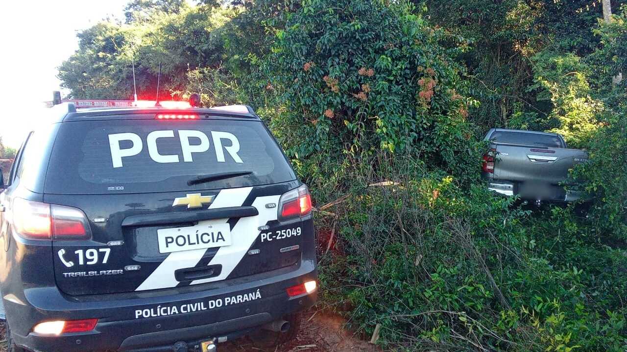 PCPR recupera caminhonete furtada horas após o crime em Umuarama