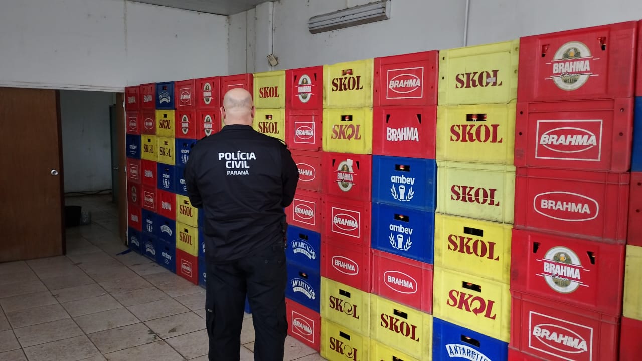 PCPR destrói mais de quatro mil garrafas de bebidas apreendidas