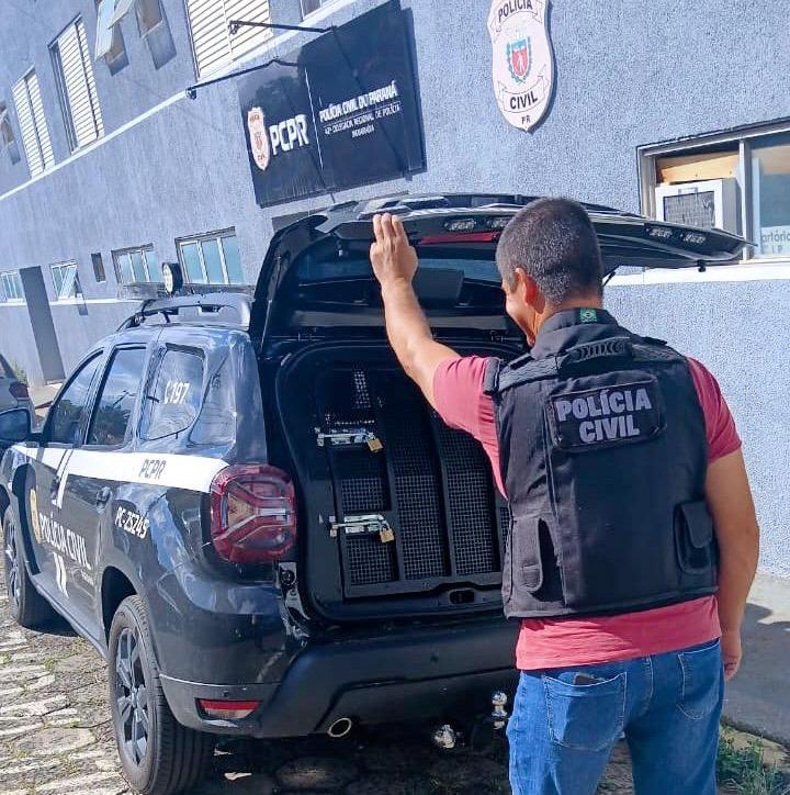 PCPR prende homem por descumprimento de medida protetiva em Jaguariaíva