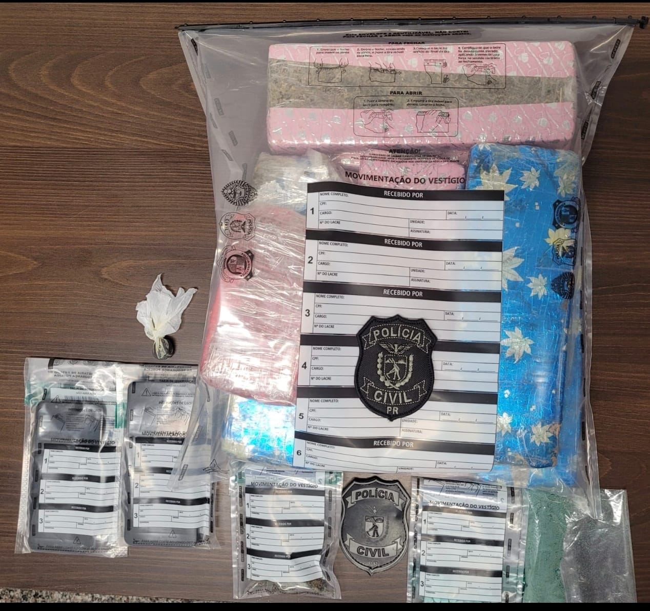 PCPR prende investigado por tráfico e apreende mais de seis quilos de drogas em Araucária