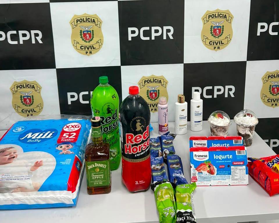 PCPR prende mulher por estelionato contra supermercado em Colombo
