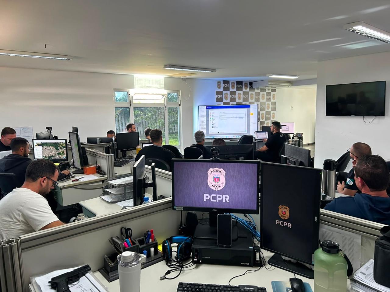 PCPR promove treinamento em investigação digital em Almirante Tamandaré