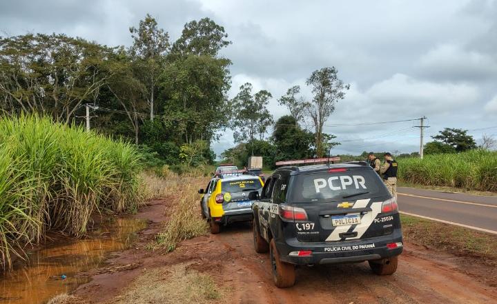 PCPR realiza buscas em área rural durante investigação sobre desaparecimento de jovens