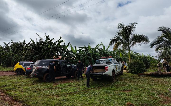 PCPR realiza buscas em área rural durante investigação sobre desaparecimento de jovens