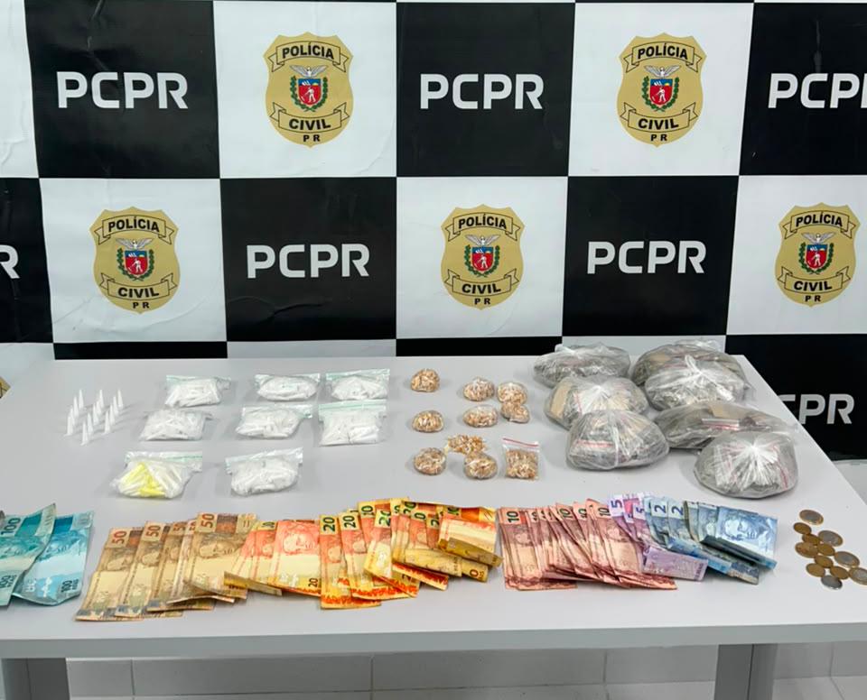PCPR prende duas pessoas durante operação em Colombo
