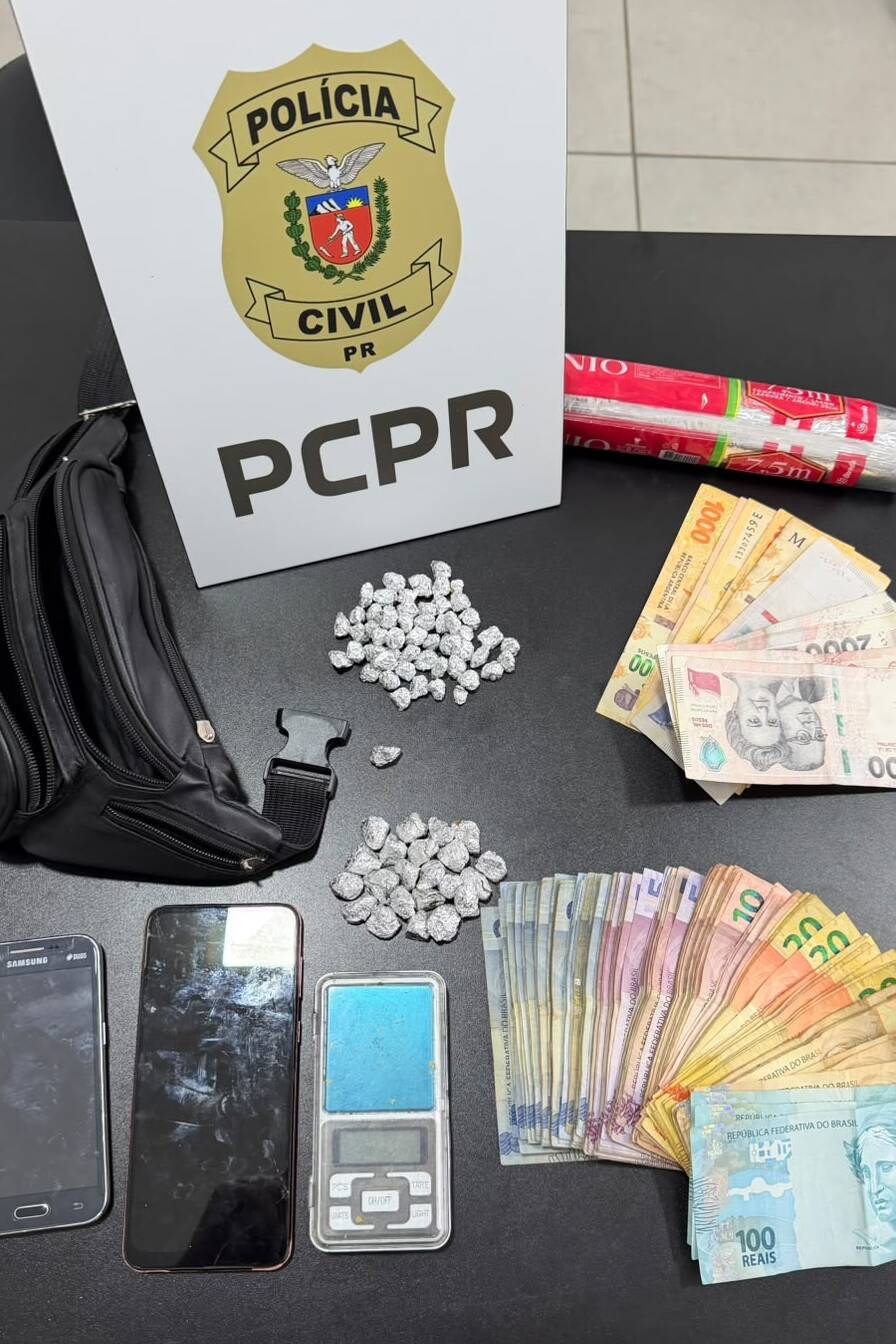 PCPR prende dois homens por tráfico de drogas em Santo Antônio do Sudoeste