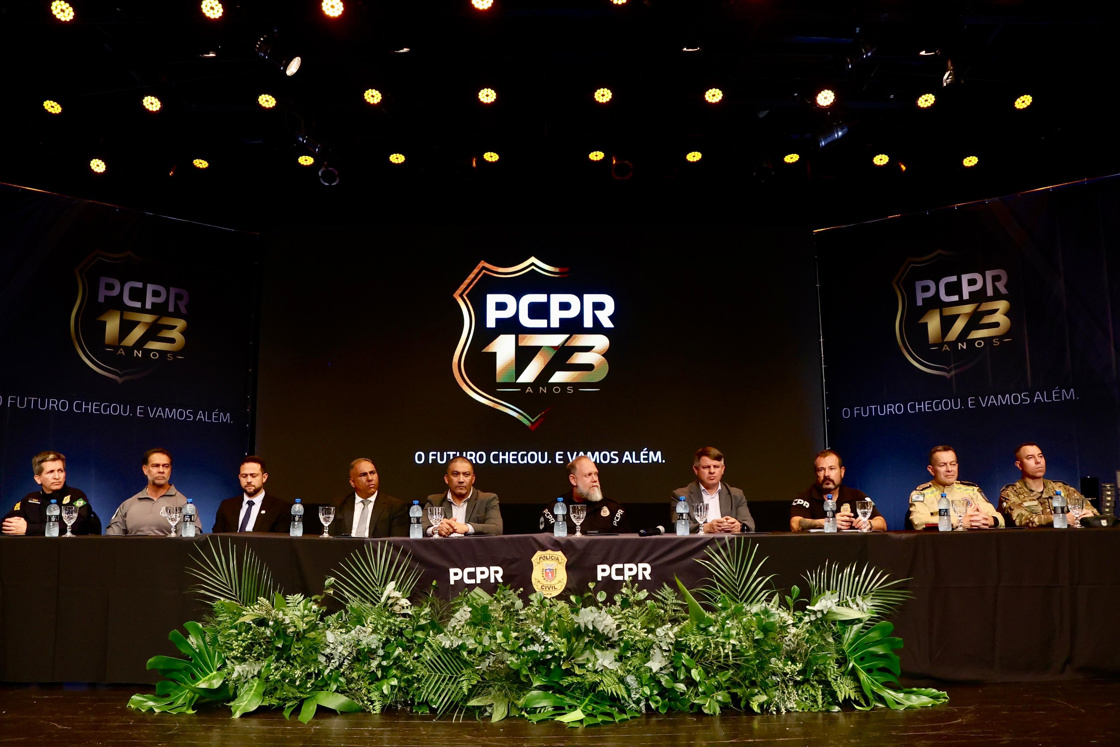 PCPR comemora 173 anos com homenagens a policiais e reconhecimento a resultados na segurança pública