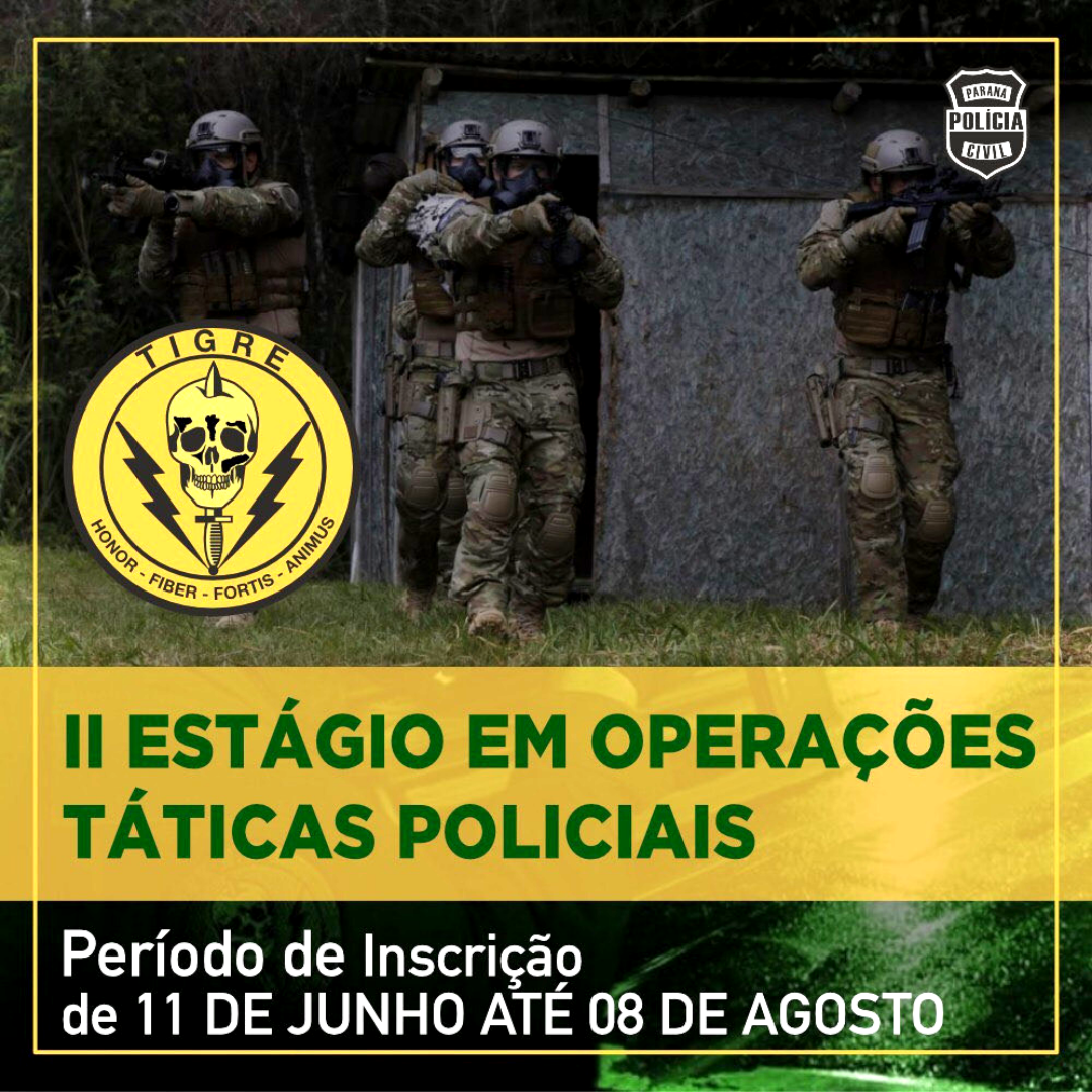 Estágio em Operações Táticas Policiais