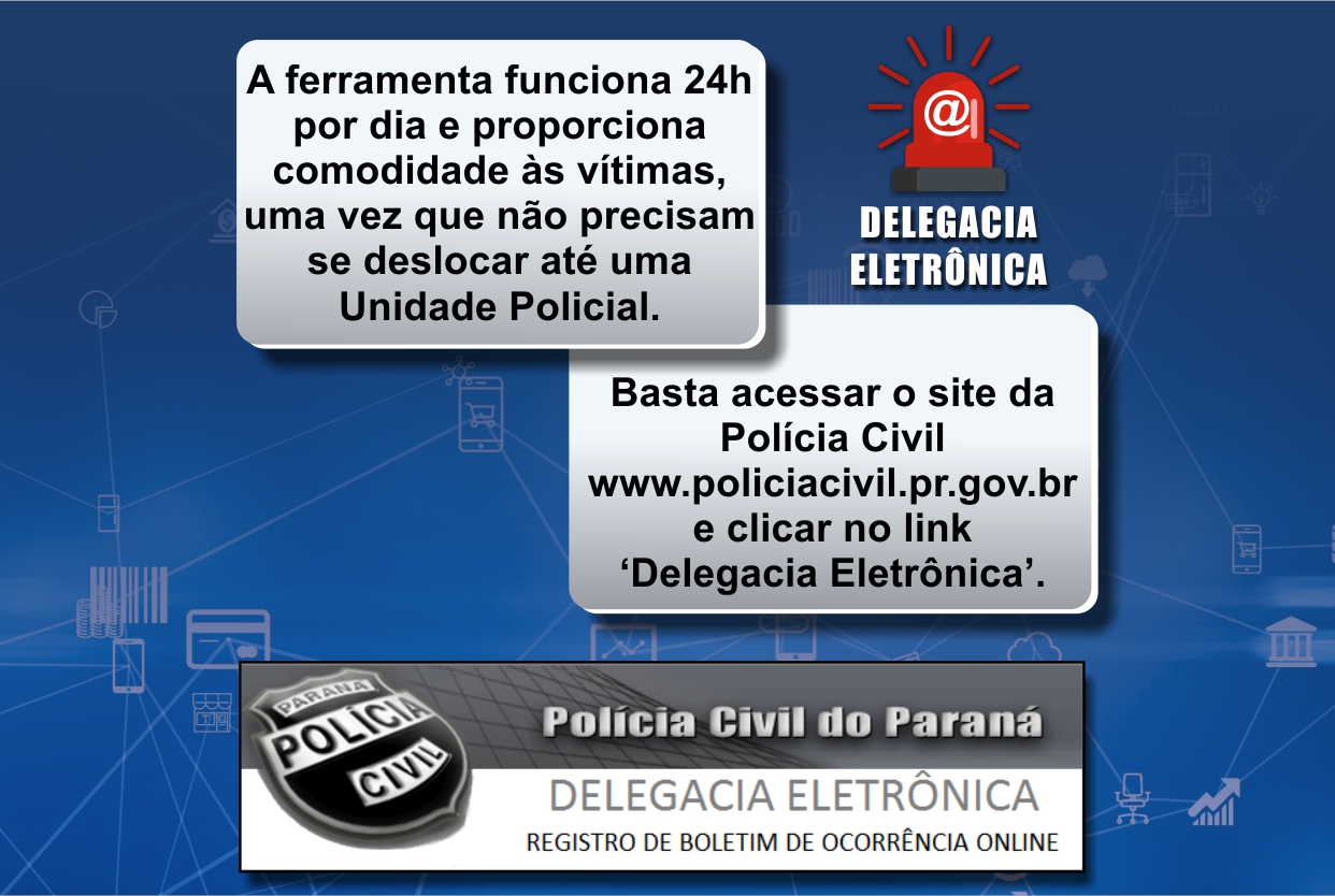 PCPR oferece serviço de registro de boletins de ocorrência na internet |  Polícia Civil do Paraná