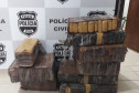 Diversos pacotes de maconha apreendidos