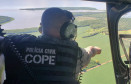 Policial áereo da PCPR 
