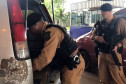 Policiais militares em ação na Costa Oeste