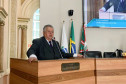 Vereador Jaime Marcelino discursando