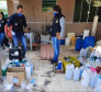 Equipe da Vigilância Sanitária no local