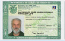 Parte frontal de um RG