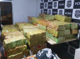 Apreensão de 3,1 toneladas de maconha