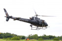 Helicóptero da Polícia Civil em voo