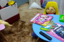 Espaço com brinquedoteca