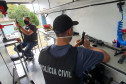PCPR lança oficina móvel para manutenção de armas e treinamento