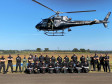 Servidores e helicóptero da PCPR aparecem em imagem