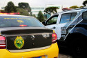 viaturas da Polícia Civil e Polícia Militar
