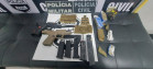 Armas, carregadores e munições são apreendidas por policiais civis