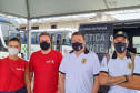 Representantes da PCPR E TJPR posando para foto
