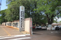Fachada da delegacia de Foz do Iguaçu