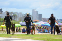 Caes policiais da PCPR no litoral