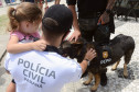 Caes policiais da PCPR no litoral